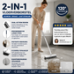 🔥 NU 50% KORTING! ⚡ 2-in-1 Schrobberborstel met Trekker – Stevig, reinigt diep voegen en hoeken 🧼