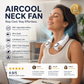 🌀 TIJDELIJKE AANBIEDING: 50% KORTING! 💥 360° draaibare nekventilator – ultrastil, 3 snelheden, handsfree, lange batterijduur ✨