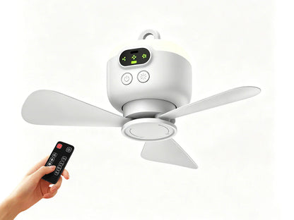 ⏰ Tijdelijke aanbieding: 50% KORTING op een oplaadbare plafondventilator met ledverlichting! 🌬️✨