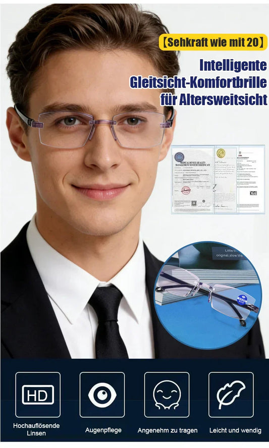 Aanpasbare Leesbril-Autofocus leesbril