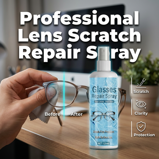 📱😇 50% KORTING! Krasverwijderaar Spray voor Brillenglazen