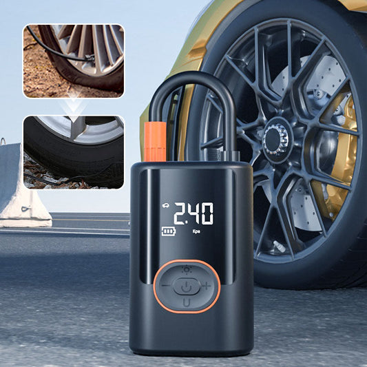 🚗🔥 Multifunctionele draagbare autobandenpomp met verlichting