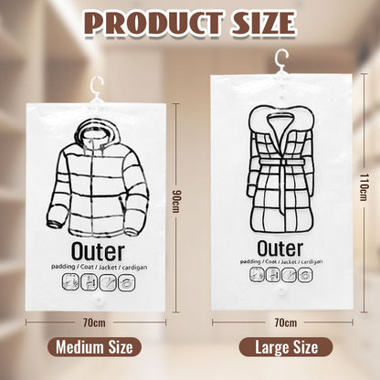 🎉✨ Hangende Vacuüm Opbergzakken met Elektrische Pomp – Bespaar 75% Meer Ruimte & Tijd!