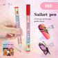 🎁 12-Kleurige Professionele Nail Art Penset – Ultraprecieze 0,7 mm Punt & Snel Droogend ✨💅
