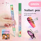 🎁 12-Kleurige Professionele Nail Art Penset – Ultraprecieze 0,7 mm Punt & Snel Droogend ✨💅