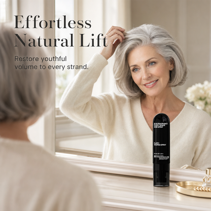 🔥 Volumeversterkende Stylingspray | Voor Dun Haar | Lift van de Wortel | Luchtig Niet Plakkerig | Bestand tegen Vochtigheid | Zachte Perzikgeur | 90ml 💇‍♀️